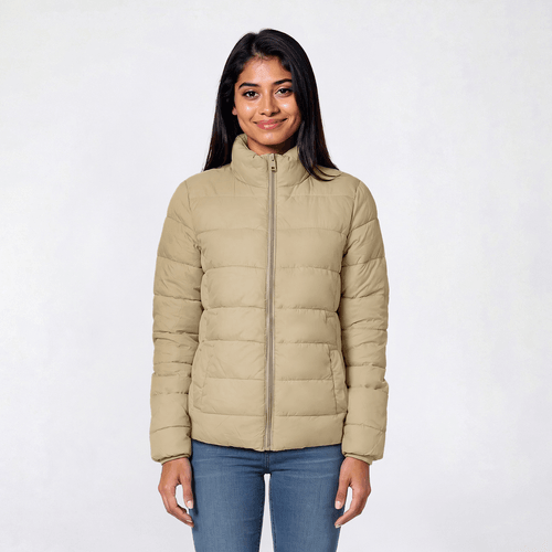 Juniors Love Me Now Nylon Puffer Jacket