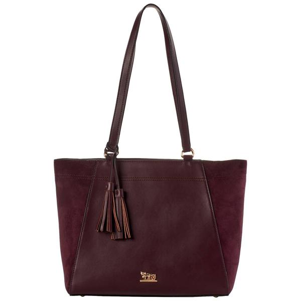Matthew & Julian Two-Tone Suede Tote - image 