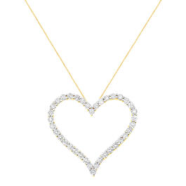Diamond Classics&#8482; 3ctw. Diamond Open Heart Pendant