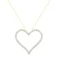 Diamond Classics&#8482; 3ctw. Diamond Open Heart Pendant - image 2