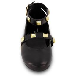 Big Girls Marc Fisher Tashi Buckle Flats