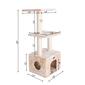 Armarkat 3-Tier Real Wood Cat Condo w/ Sisal Scratching Post - image 8
