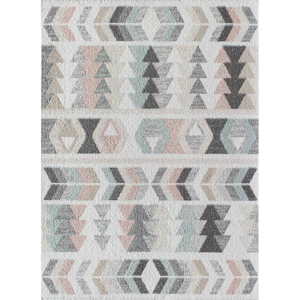 Rugs America&#40;tm&#41; Miko Mint Lime Geometric Contemporary Area Rug - image 