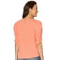 Petite Democracy Ruched Sleeve Back Keyhole Blouse - image 2