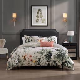 Bebejan® Vintage Bloom Cotton 5pc. Reversible Comforter Set
