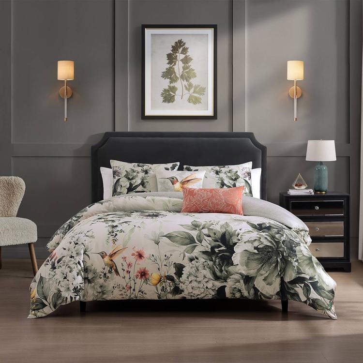 Bebejan® Vintage Bloom Cotton 5pc. Reversible Comforter Set