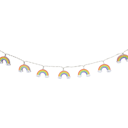 Northlight 4.5ft. LED Rainbows & Clouds Patio Light Set