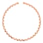 Athra Rose Gold over Brass Bead & Crystal Coil Bracelet - image 2