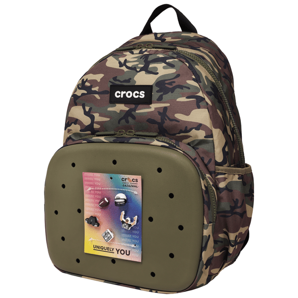 Crocs™ Camo Back to School Backpack with Jibbitz™ Charms