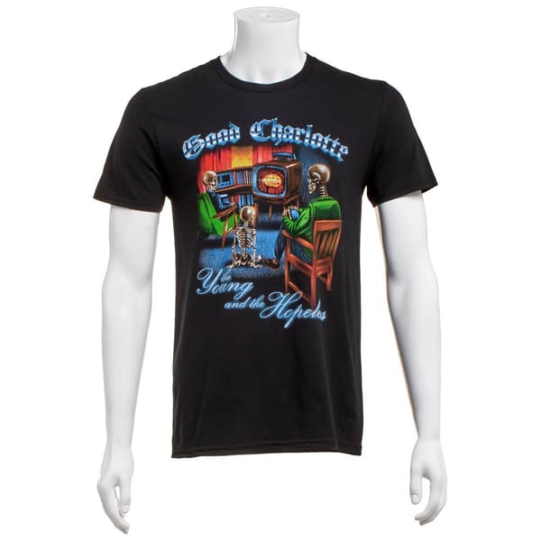 Young Mens Good Charlotte Graphic Tee - image 