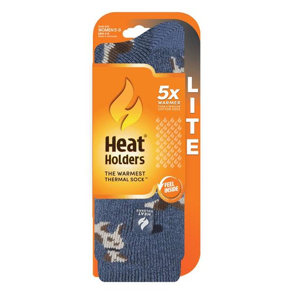 Womens Heat Holders® Lite Fauna Dogs Thermal Crew Socks