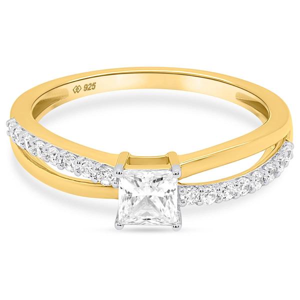 Nova Star® 1/2ctw. Princess & Round Lab-Grown Diamond Ring