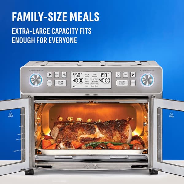 PowerXL&#8482; SmartSynx&#8482; French Door Toaster Oven & Air Fryer
