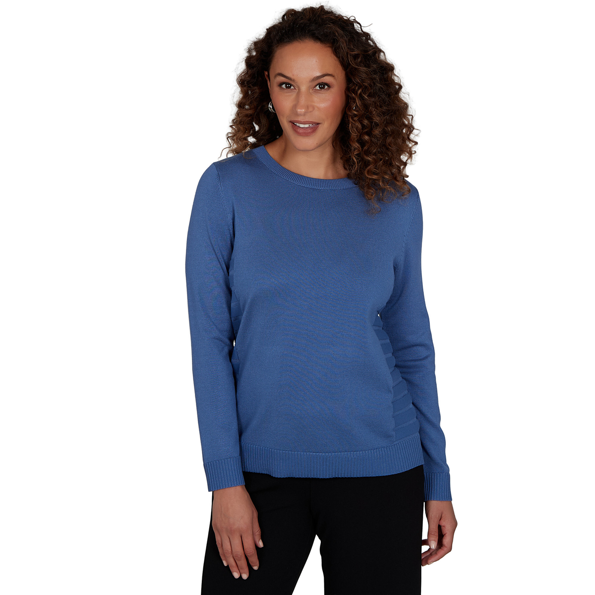 Womens Emaline Special Items Long Sleeve Crew Neck Sweater
