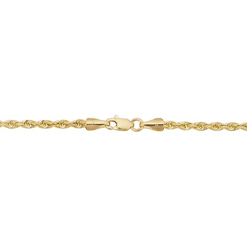 Gold Classics&#8482; 10kt. Gold Semi Solid Rope Necklace