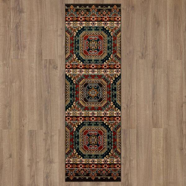 Mohawk Home Neecharles Blue Runner - image 