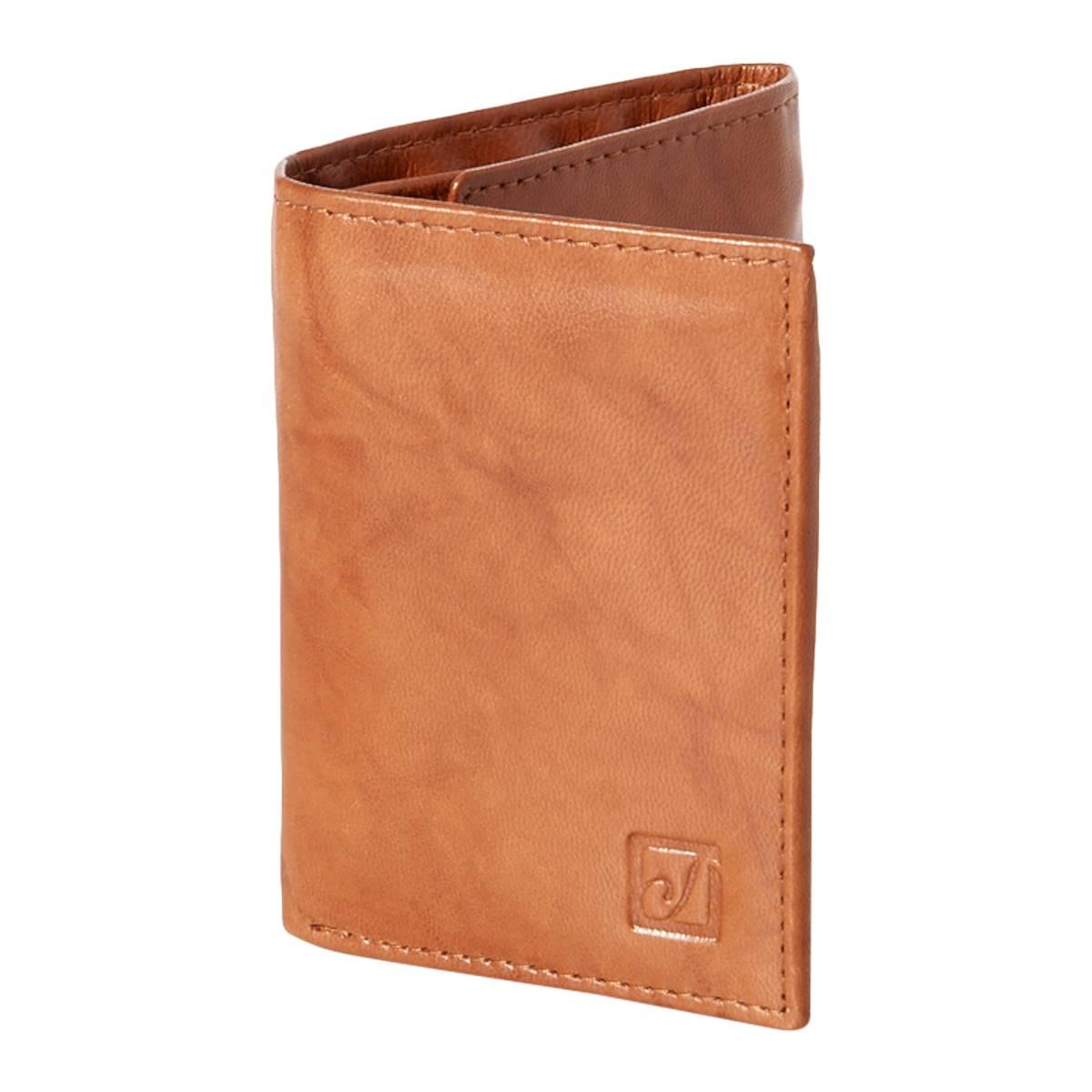 Mens Stone Mountain Antique Crunch Trifold Wallet