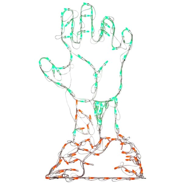 National Tree 36in. Halloween LED Zombie Hand Wall Decor - image 