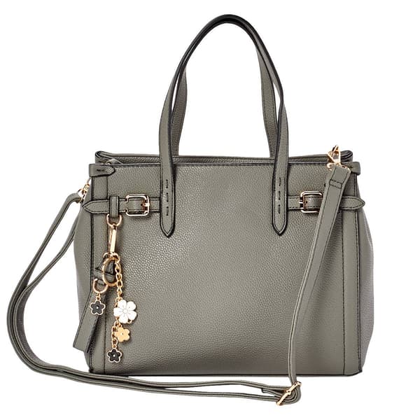 DS Fashion North/South Satchel with Charms - image 