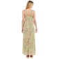 Juniors Pink Rose Floral Harmony Smocked Gauze Maxi Dress - image 2