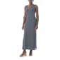 Womens Nina Leonard Sleeveless Asymmetric Maxi Dres - image 1