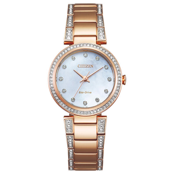 Womens Citizen&#40;R&#41; Eco-Drive Silhouette Crystal Watch - EM0843-51D - image 