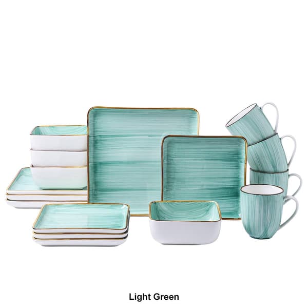 Stone Lain Esmeralda 16pc. Porcelain Dinnerware Set