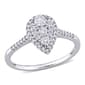 Diamond Classics(tm) 10kt. White Gold 1/2ctw. Diamond Pear Ring - image 1