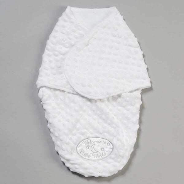 Little Me Welcome to World Swaddle Blanket - image 