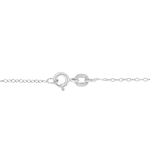 Diamond Classics&#8482; Sterling Silver Diamond Ribbon Pendant