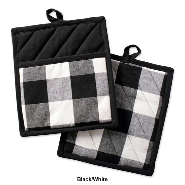 DII® Buffalo Check Pot Holders - Set of 2