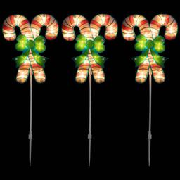 Northlight Seasonal Christmas Candy Pathway Markers - Set of 3