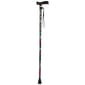 Womens Floral Pattern Fashion Folding Cane - Black - image 2