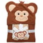 Jamberries 3D Monkey Hooded Towel W/ 3 Washcloths - image 1