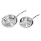 BergHOFF Professional 2pc. Tri-Ply Stainless Steel Fry Pan Set - image 1