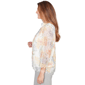 Womens Alfred Dunner Al Fresco Lace Floral Two In One Blouse - image 4