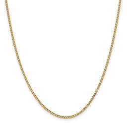 Gold Classics™ 1.85mm. 14kt. Semi Solid Curb Link Bracelet