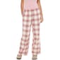 Juniors No Comment Plaid Flannel Wide Leg Pants - image 1