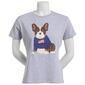 Juniors Attitude Not Included Dog in Sweater Graphic Tee - image 2