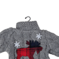 Northlight Ugly Sweater with Plaid Moose Christmas Ornament - image 5
