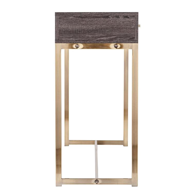 Southern Enterprises Akmonton Long Console Table w/ Storage