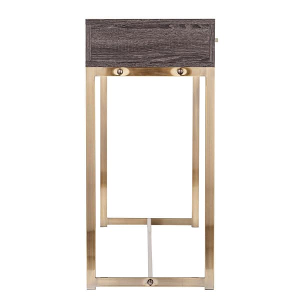 Southern Enterprises Akmonton Long Console Table w/ Storage