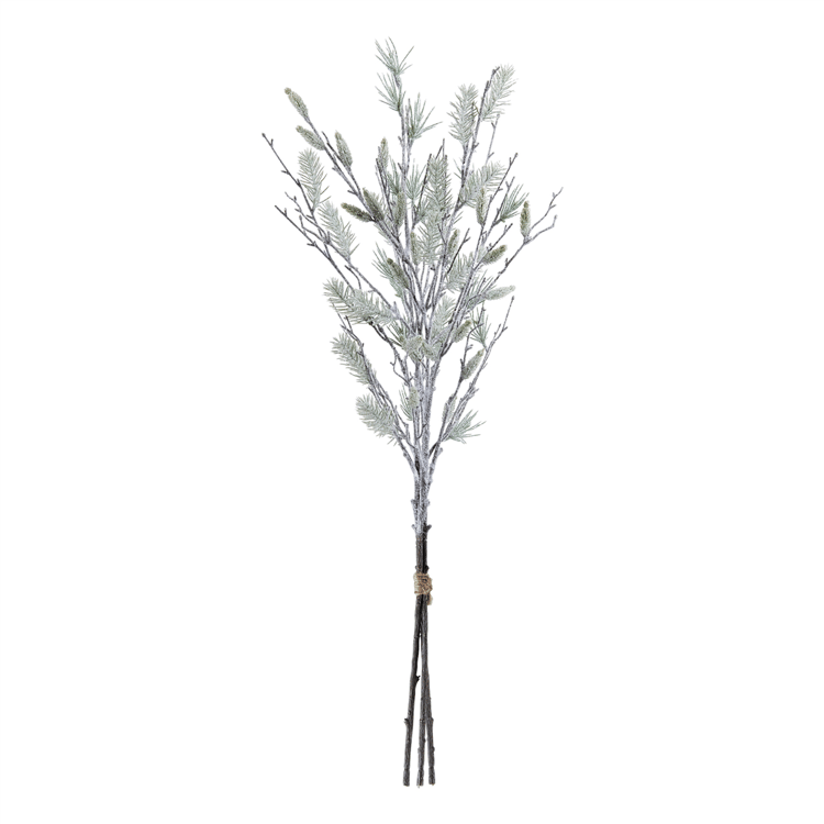 Melrose 40in. Snowy Oversized Pine Bundle