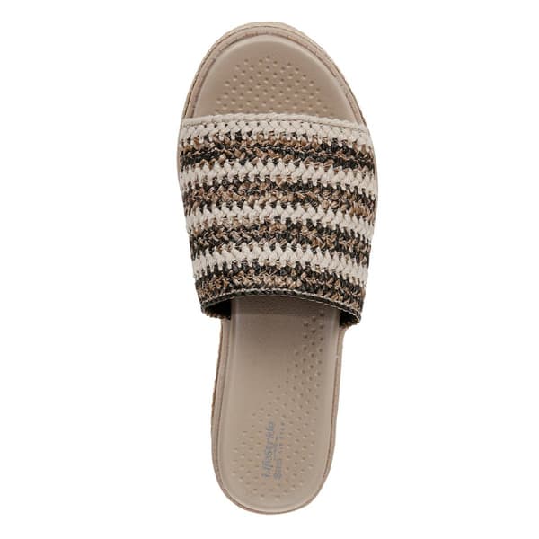 Womens LifeStride Breezy Wedge Slide Sandals