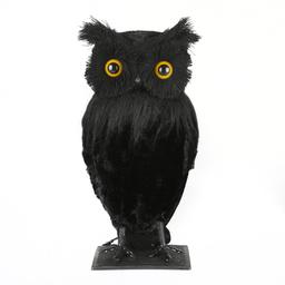 National Tree 11in. Eerie Eyes Owl Figurine