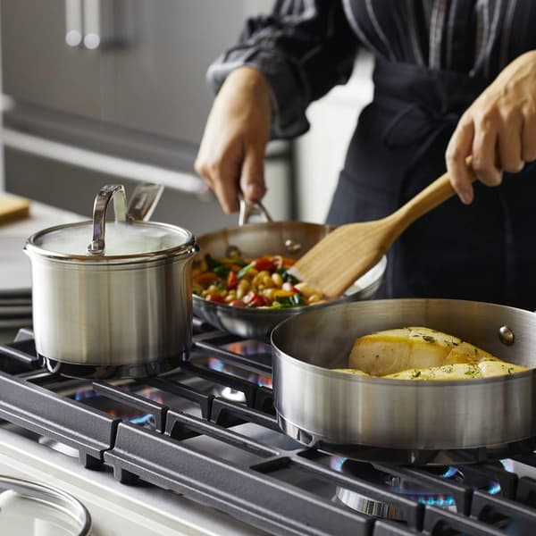 KitchenAid&#174; Stainless Steel 3-Ply Base 11pc. Cookware Set