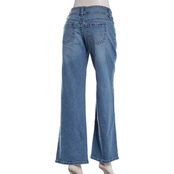 Juniors Celebrity Pink Y2K V Waist Low Rise Baggy Wide Leg Jeans