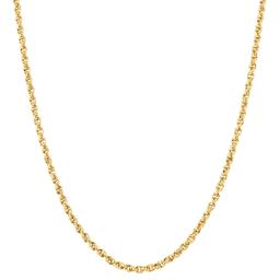 Gold Classics(tm) 10kt. Yellow Gold Multi Links Rolo Chain Necklace