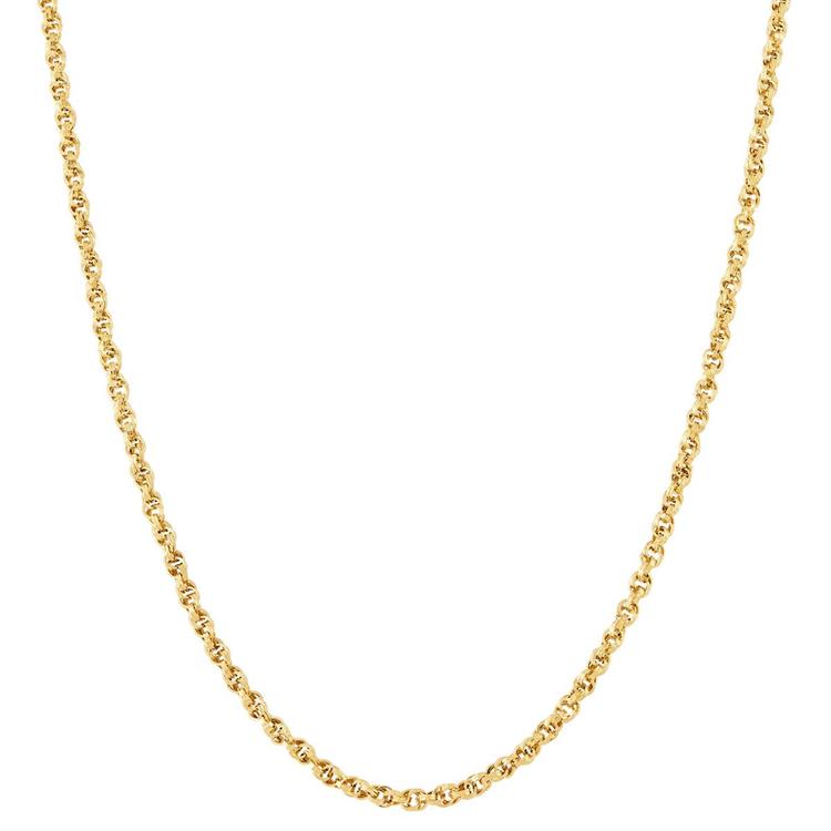 Gold Classics(tm) 10kt. Yellow Gold Multi Links Rolo Chain Necklace