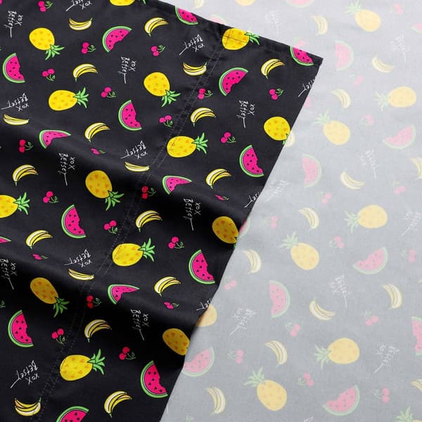 Betsey Johnson Betsey Fruits Toss Microfiber Sheet Set